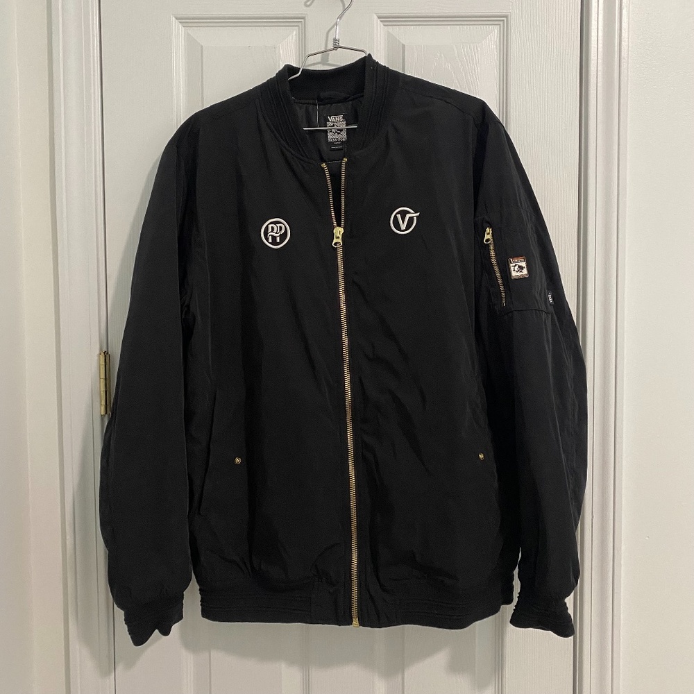 Vans LTD x Pass~Port Collaboration Mens Bomber Jacket Size Large